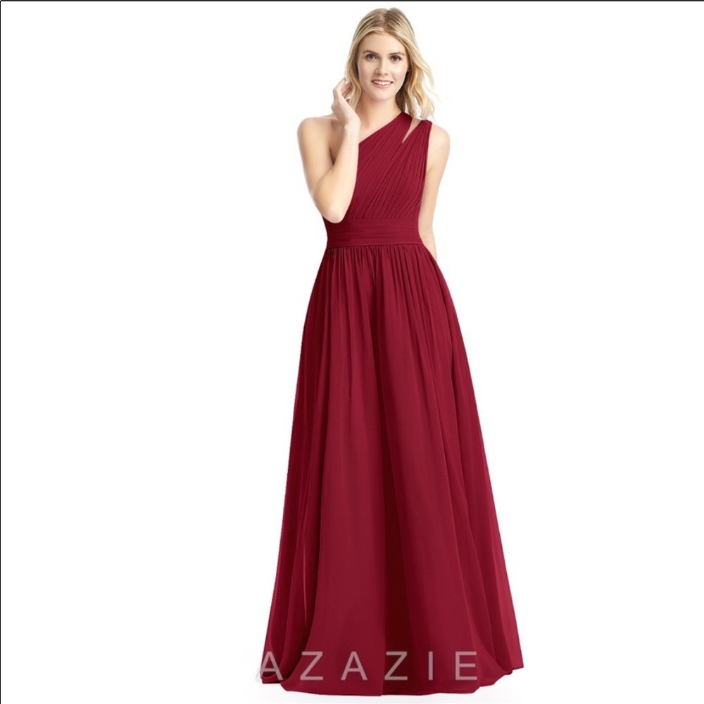 Azazie Molly Burgundy dress